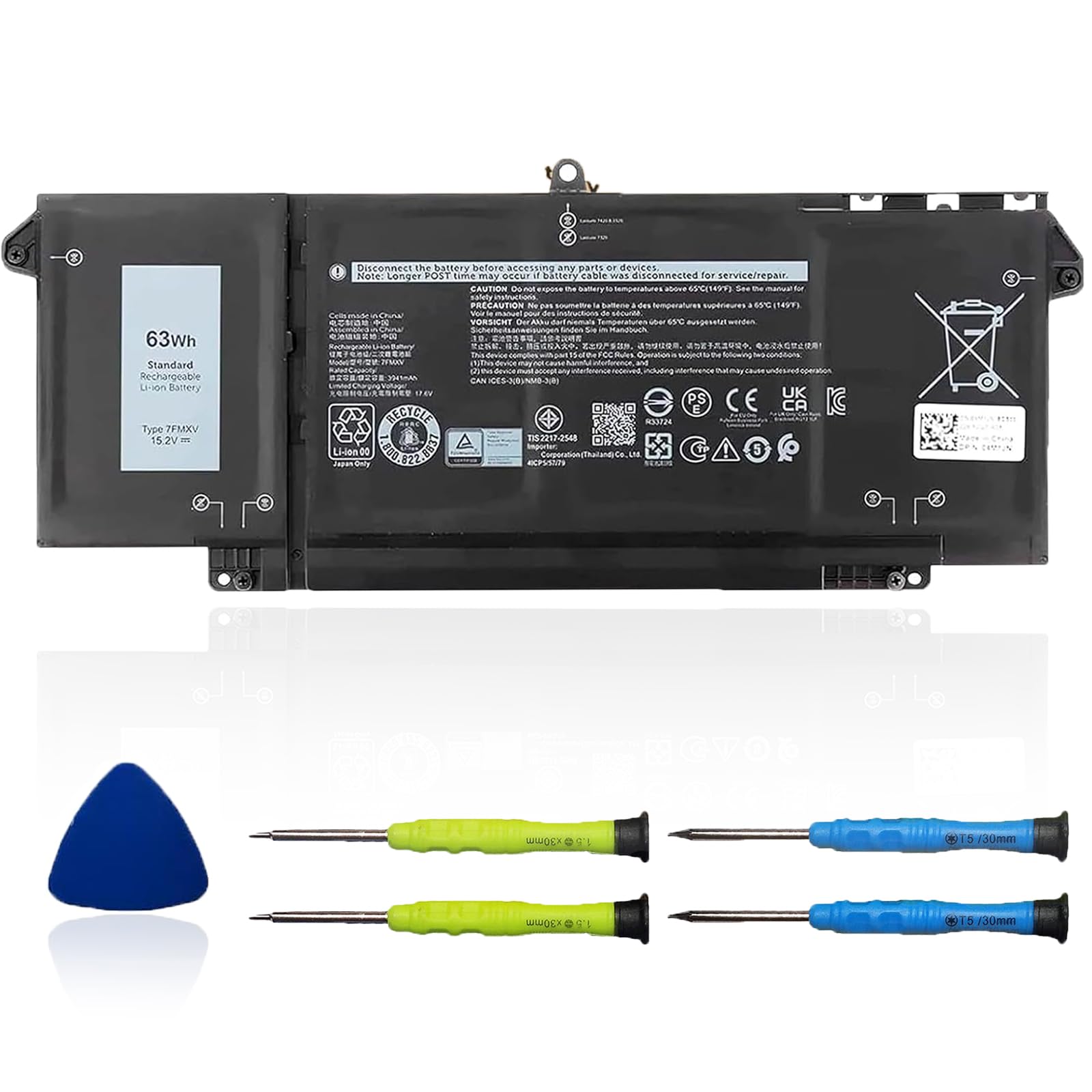 Amazon.com: OUWEE 7FMXV Laptop Battery Compatible with Dell